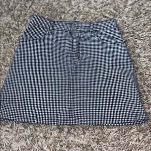 brandy melville checkered skirt